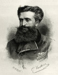 Retrato do Dr. Gustave Lebon (1841-1931). Gravura de G.Vuillier, para ilustrar a história La Syria d