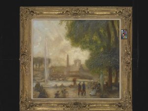 A Piscina em Tuileries (óleo sobre tela)