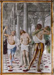Detalhe de "A Flagelação de Cristo", de "A vida e a Paixão de Cristo". de Gaudenzio Ferrari