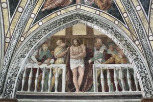 Ecce Homo Fresco de Gaudenzio Ferrari (1475 ca-1546) 1542 Milão, Basílica de Santa Maria delle Grazie Itália de Gaudenzio Ferrari