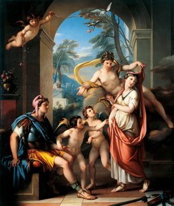 Vénus oferece Helena a Paris, de Gavin Hamilton (1723-1798)