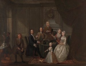 Retrato de grupo, provavelmente da família Raikes