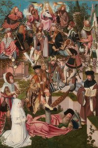 A árvore Jessé (A Árvore Sagrada). Por volta de 1500