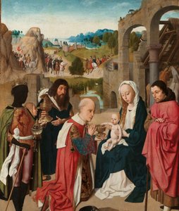 A adoração dos magos de Geertgen Tot sint Jans