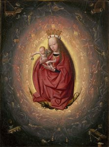 A glorificação da Virgem, 1490-1495