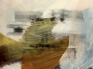 Traços abstratos com tons terrosos de Gemma Bardot