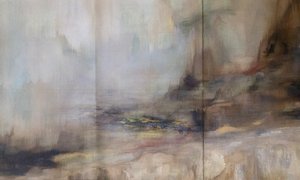 Paisagem abstrata enevoada de Gemma Bardot