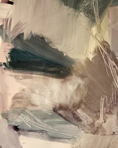 Traços abstratos em tons suaves de Gemma Bardot