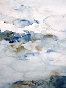 Azuis serenos e fluidos