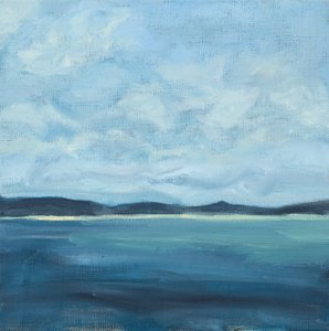 Paisagem marítima, 2016 (óleo sobre tela)