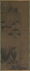 Bambu na chuva, início de 1500. de Genga