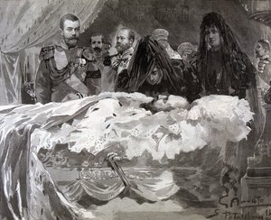Morte do czar Alexandre III, novembro de 1894. de Gennaro Amato