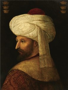 O sultão Mehmet II, século XVI