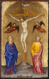 Crucificação, c.1408 de Gentile da Fabriano