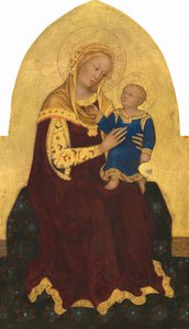 Madonna e criança entronizada, c. 1420. de Gentile da Fabriano