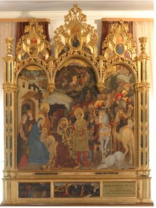 A Adoração dos Magos, c.1420 de Gentile da Fabriano