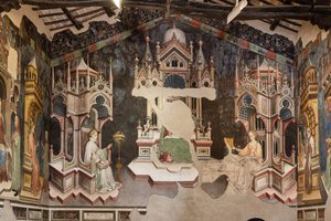 O Salão de Artes Liberais e Planetas de Gentile da Fabriano