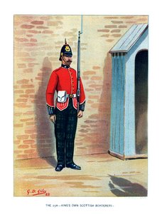 Os 25os reis possuem Scottish Borders, c1890.