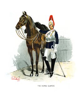 Os guardas de cavalo, c1890.