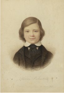 Anton Rubinstein 1829-1894, com a idade de 12 anos, 1841 de Geoffroy Alphonse Chocarne