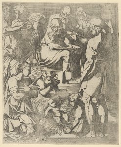 A Natividade, c. 1544-48. de Geoffroy Dumoûtier