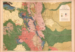 Atlas geológico e geográfico do Colorado e porções do território adjacente,