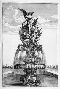 Projeto da fonte, 1664 de Georg Andreas Bockler