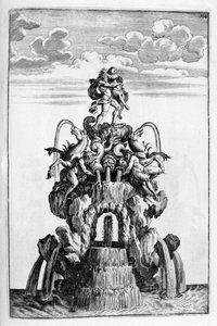 Projeto da fonte, 1664 de Georg Andreas Bockler