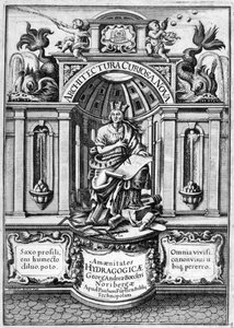 Primeira página da arquitetura Curiosa Nova, 1664