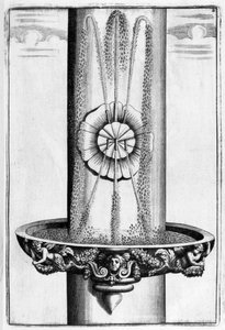 Projeto de fonte ornamental, 1664 de Georg Andreas Bockler