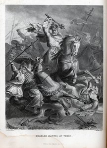 Charles Martel em Tours, 1882 de Georg Bleibtreu