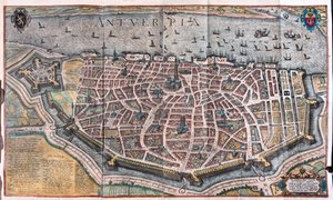 Anversa, Bélgica - em "Civitates Orbis Terrarum" de Georg Braun, Colónia 1617 de Georg Braun