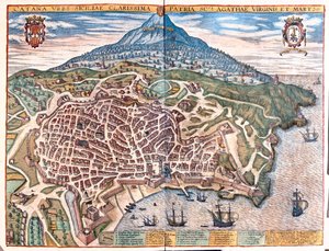 Palmanova, Itália - em "Civitates Orbis Terrarum" de Georg Braun, Colónia 1617 de Georg Braun