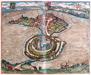 Ratzeburg, Alemanha - em "Civitates Orbis Terrarum" de Georg Braun, Colónia 1617 de Georg Braun