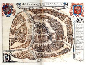 Mapa de Moscou, 1572