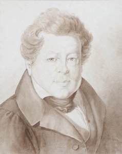 Retrato de Alexander Ivanovich Turgenev 1784-1845, 1833 de Georg Christian August Kestner