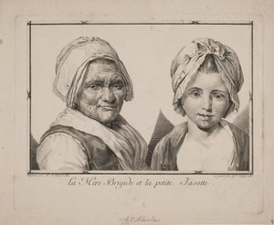 Madre Brigide e a pequena Javotte de Georg Christian Schule