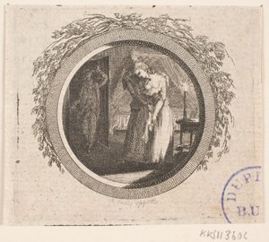 Título vinheta para S. Richardson: "História da Senhorita Clarissa Harlowe", Parte Quatro de Georg Christian Schule