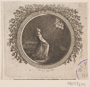 Título vinheta para S. Richardson: "História da Senhorita Clarissa Harlowe", Parte Seis de Georg Christian Schule