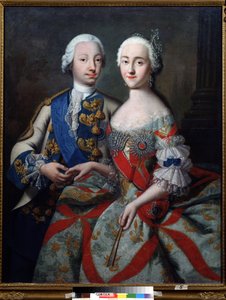 Retrato do Grão-Duque Piotr Feodorovich (mais tarde Pedro III da Rússia)