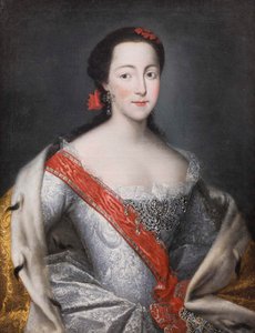 Retrato da Imperatriz Catarina II 1729-1796, década de 1750.