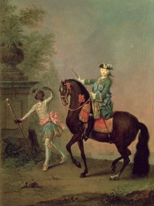 Retrato da imperatriz Elizabeth Petrovna de Georg Christoph Grooth