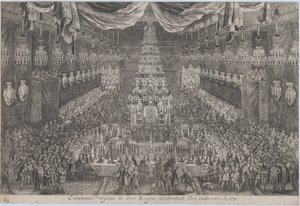 Coroação de Carlos XI, Estocolmo de Georg Christoph II Eimmart