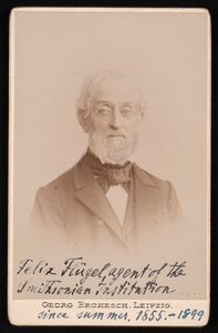 Retrato de Felix Flugel 1820-1904, 1894. de Georg Conrad Adolph Brokesch