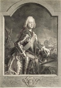 Retrato de Christian August, Príncipe de Anhalt-Zerbst 1690-1747, 1750. de Georg Freidrich Schmidt