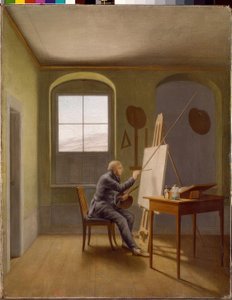 Caspar David Friedrich em seu estúdio