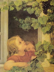 Crianças à janela de Georg Friedrich Kersting