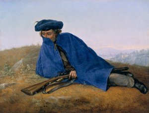 Alemão: Auf Vorposten On Outpost de Georg Friedrich Kersting