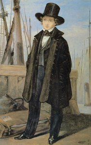 Richard Kersting antes da sua partida para Riga de Georg Friedrich Kersting