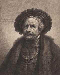 Autorretrato de Rembrandt, 1771.